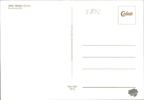 Wetter Ruhr Kaiserstrasse / Wetter (Ruhr) /Ennepe-Ruhr-Kreis LKR