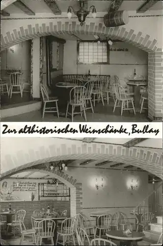 Bullay Zur althistorischen Weinschaenke Kat. Bullay