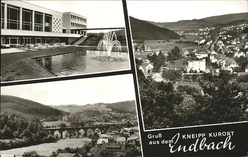 Bad Endbach Springbrunnen Viadukt Bruecke Kat. Bad Endbach