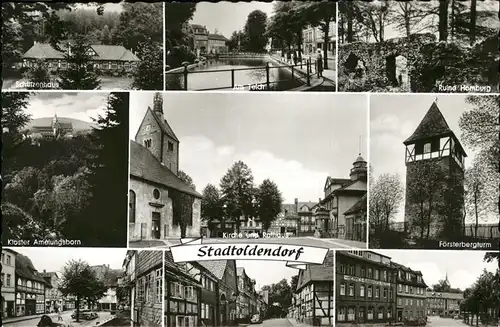 Stadtoldendorf Ruine Homburg Kloster Amelungsborn Kirche Rathaus Kat. Stadtoldendorf