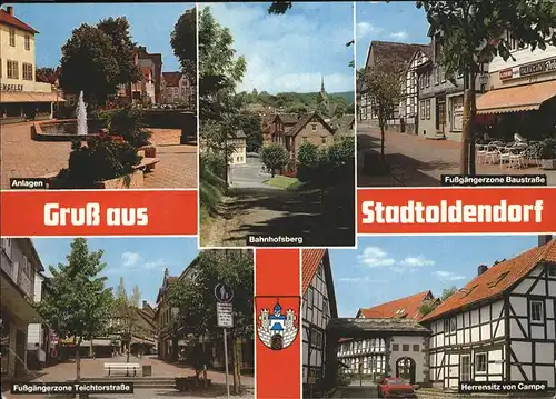 Stadtoldendorf Anlagen Herrensitz von Campe Bahnhofsberg Kat. Stadtoldendorf