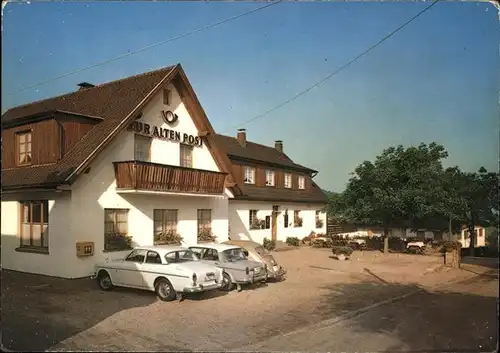 Ittenbach Gasthaus Zur alten Post Kat. Koenigswinter
