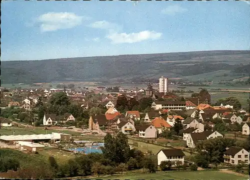 Beverungen Teilansicht Schwimmbad Kat. Beverungen