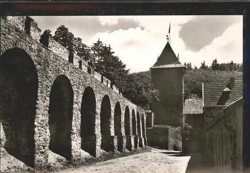 Bad Muenstereifel Stadtmauer Wehrgang Wehrterturm Kat. Bad Muenstereifel