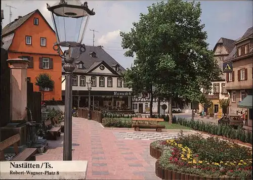 Nastaetten Robert-Wagner-Platz Laterne Kat. Nastaetten