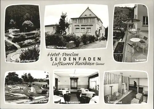 Nastaetten Hotel Pension Seidenfadden Kneippbad Garten Schwimmbad Kat. Nastaetten