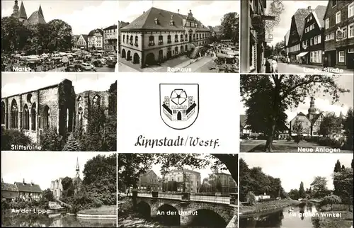 Lippstadt Wappen gruenen Winkel Umflut Kat. Lippstadt