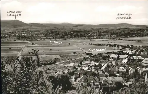 Eschwege Blaue Kuppe Grebendorf Lotzen Kopf Kat. Eschwege