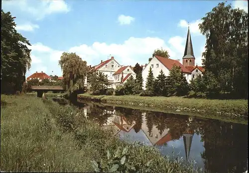 Buende Herford Partie an der Else Kirche / Buende /Herford LKR