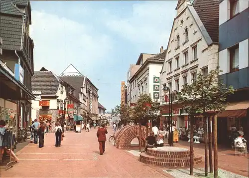 Luenen Fussgaengerzone Lange Strasse Kat. Luenen