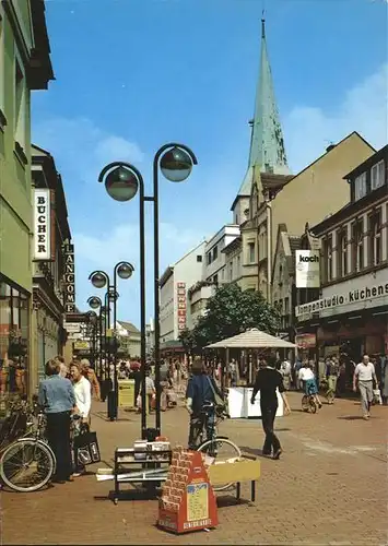 Luenen Fussgaengerzone Lange Strasse Kat. Luenen