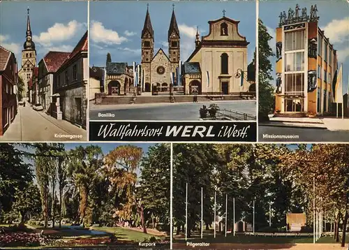 Werl Westfalen Kraemergasse Wallfahrts Basilika Missionsmuseum Kurpark Pilgeraltar / Werl /Soest LKR