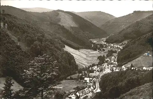 Sieber Teilansicht Luftkurort Sieber Kat. Herzberg am Harz