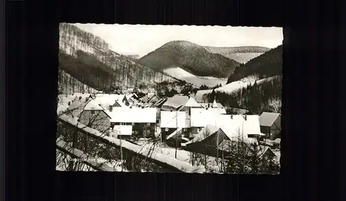 Sieber Teilansicht Luftkurort Sieber Kat. Herzberg am Harz