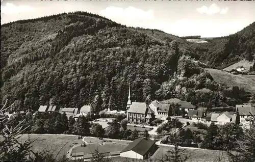 Sieber Teilansicht Sieber Kirche Siebertal Kat. Herzberg am Harz