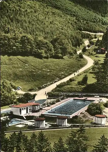 Sieber Freibad im Tiefenbeekstal Kat. Herzberg am Harz