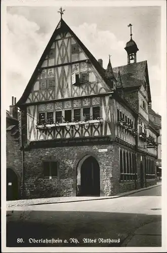 Oberlahnstein Altes Rathaus Fachwerkhaus *