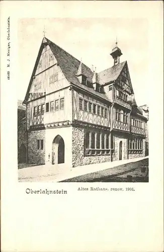 Oberlahnstein Altes Rathaus Fachwerkhaus *