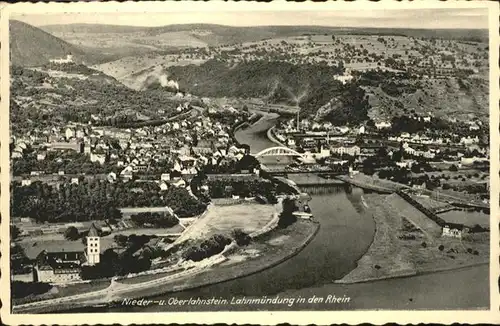 Niederlahnstein Oberlahnstein Lahnmuendung Rhein x