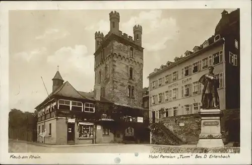 Kaub Hotel Pension Turm Denkmal x