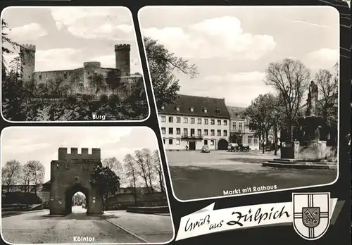 Zuelpich Burg Koelntor Markt Rathaus  x