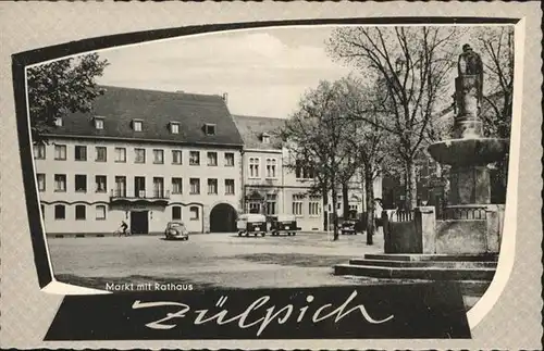 Zuelpich Markt Rathaus  *