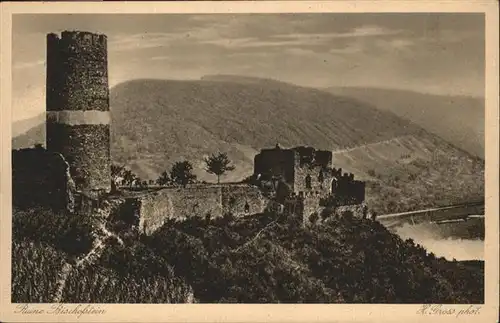 Moselkern Ruine Bischofstein *