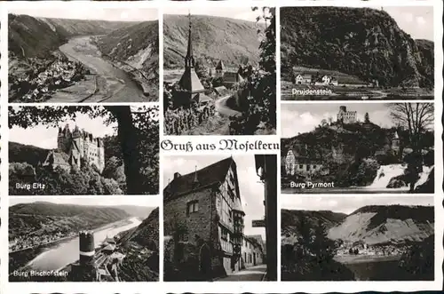 Moselkern Burg Eltz Burg Bischofstein Burg Pyrmont x