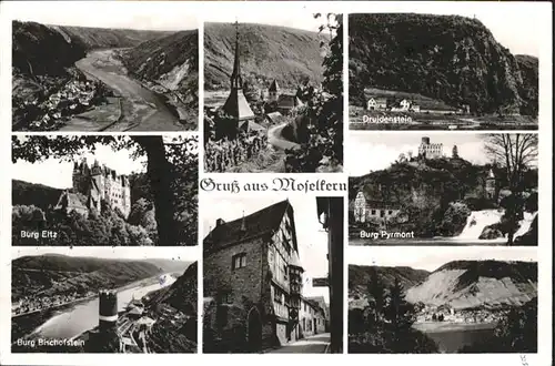 Moselkern Burg Eltz Burg Bischofstein Burg Pyrmont *