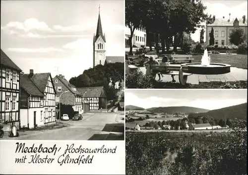 Medebach Kirche Brunnen *