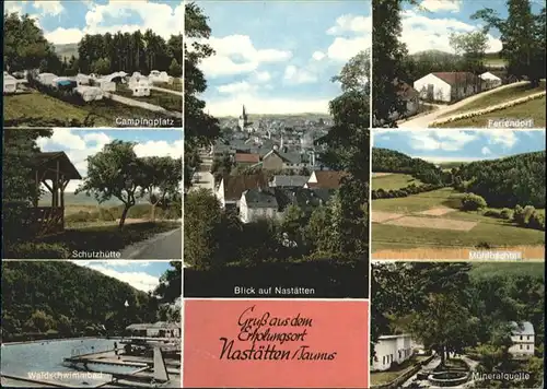 Nastaetten Campingplatz Schutzhuette Waldschwimmbad Mineralquelle  x