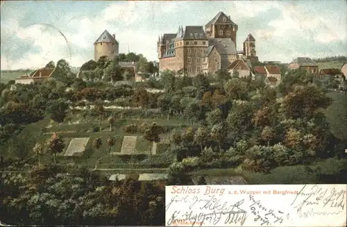 Burg Wupper Schloss Bergfried x