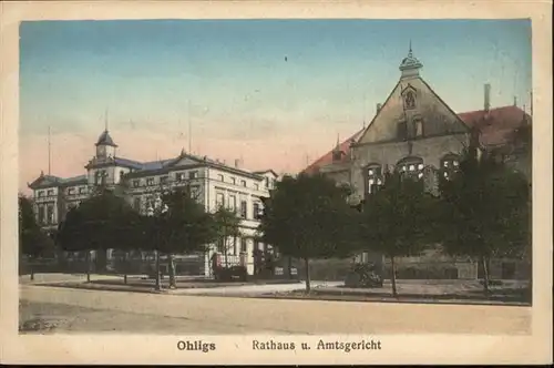 Ohligs Rathaus Amtsgericht *