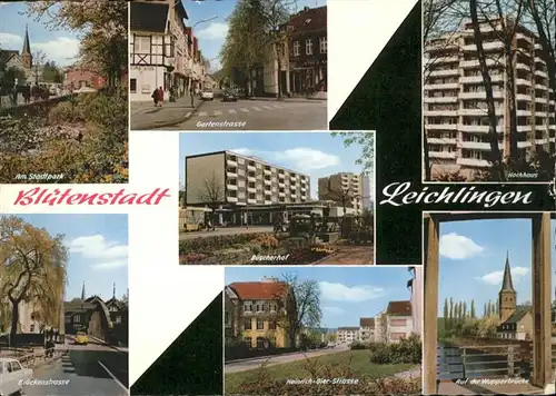 Leichlingen Rheinland Leichlingen Heinrich-Gier-Strasse Brueckenstrasse Wupperbruecke x / Leichlingen (Rheinland) /Rheinisch-Bergischer Kreis LKR