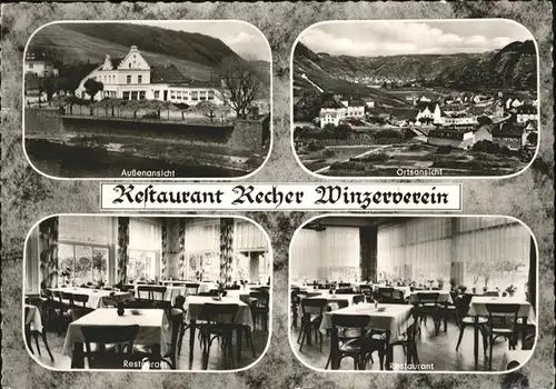 Rech Ahr Restaurant Recher Winzerverein *