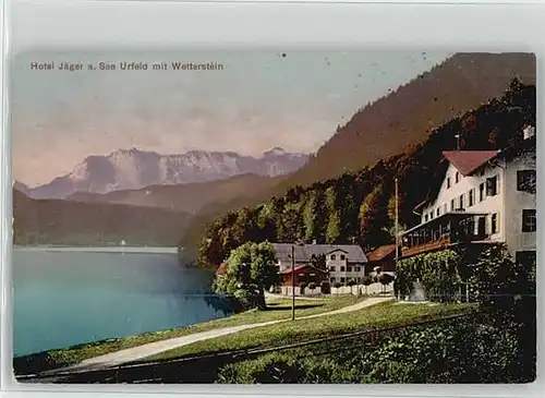 Urfeld Oberbayern Hotel Jaeger am See x 1911
