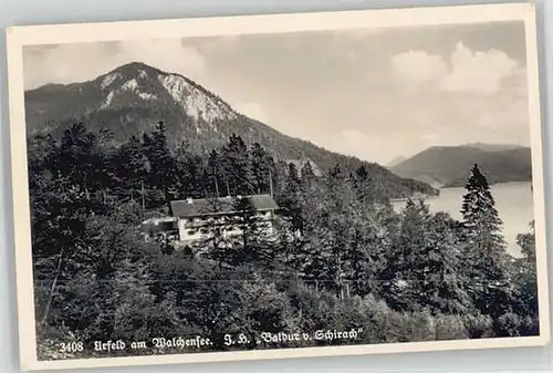 Urfeld Oberbayern Jugendherberge Baldur von Schirach x 1938