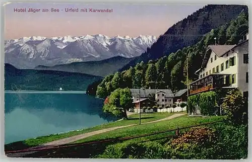 Urfeld Oberbayern Hotel Jaeger am See o 1917