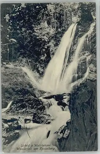 Urfeld Oberbayern Wasserfall Kesselberg x 1908