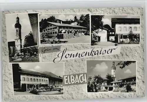 Elbach Miesbach Elbach Miesbach Sonnenkaiser ungelaufen ca. 1955 / Fischbachau /Miesbach LKR