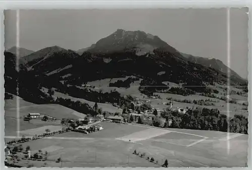 Elbach Miesbach Fliegeraufnahme o 1957