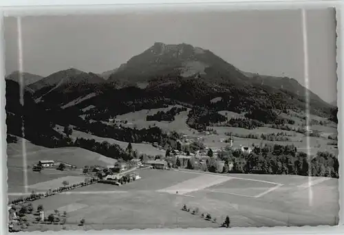 Elbach Miesbach Fliegeraufnahme o 1957