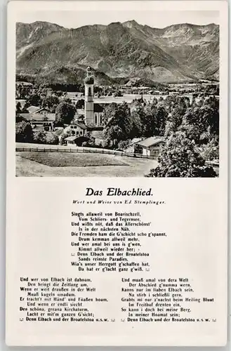 Elbach Miesbach Lied x 1953