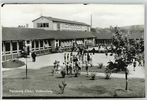 Penzberg Penzberg Schule  ungelaufen ca. 1965 / Penzberg /Weilheim-Schongau LKR