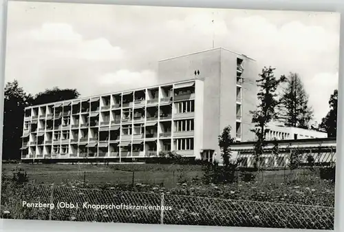 Penzberg Penzberg Knappschafts Krankenhaus  ungelaufen ca. 1965 / Penzberg /Weilheim-Schongau LKR