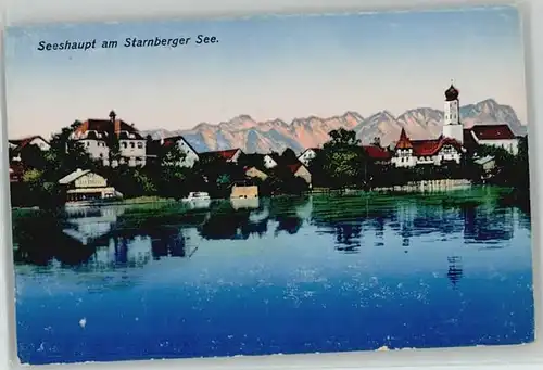 Seeshaupt Seeshaupt Starnberger See ungelaufen ca. 1920 / Seeshaupt /Weilheim-Schongau LKR