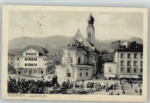Rosenheim Oberbayern Ludwigsplatz x 1927