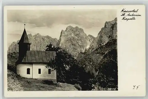 Rosenheim Oberbayern Kaisertal St. Antonim Kapelle [Stempelabschalg] x 1939
