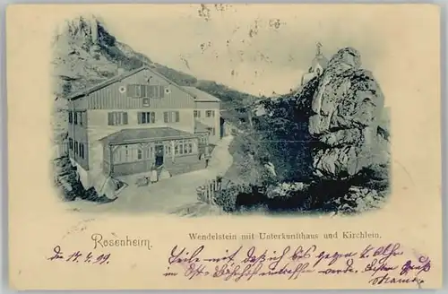Rosenheim Oberbayern Wendelstein x 1899
