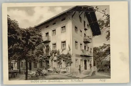 Bad Feilnbach Bad Feilnbach Gasthof Wendelstein ungelaufen ca. 1920 / Bad Feilnbach /Rosenheim LKR
